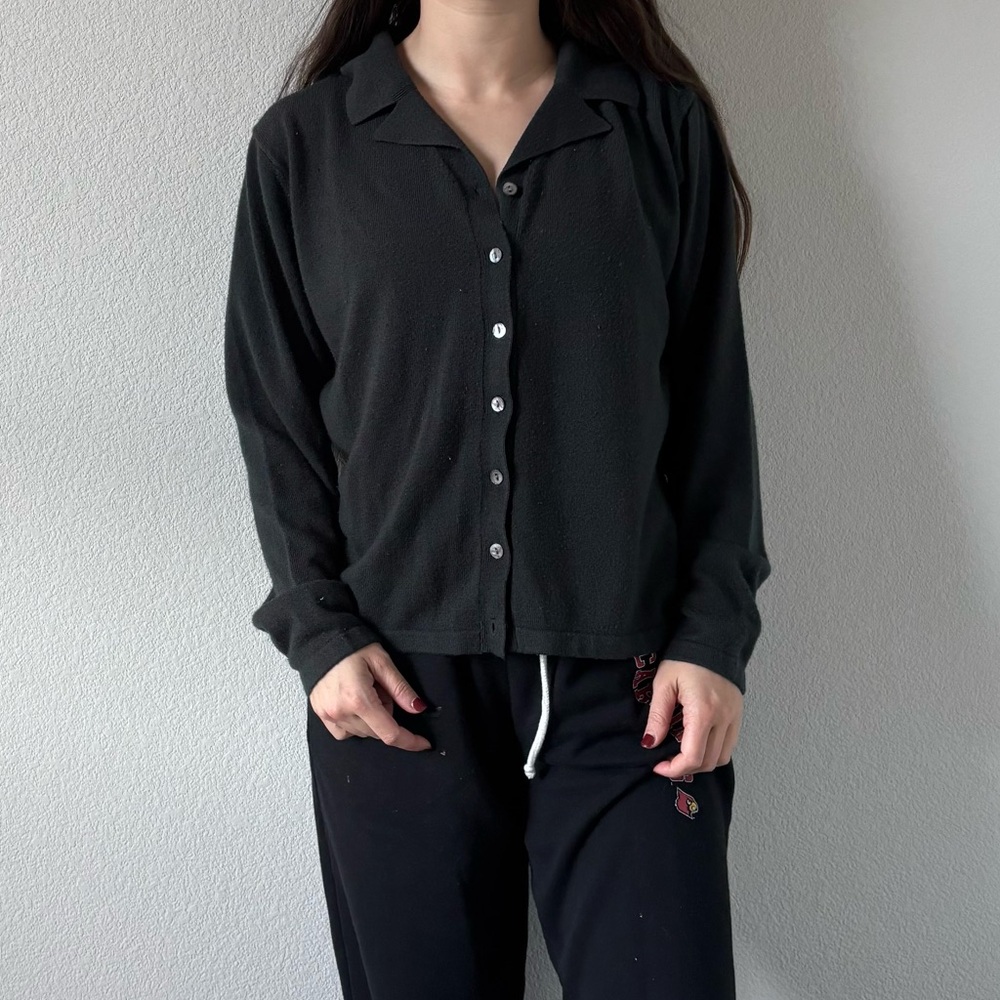 Vintage Dark Grey Van Hausen Button Up